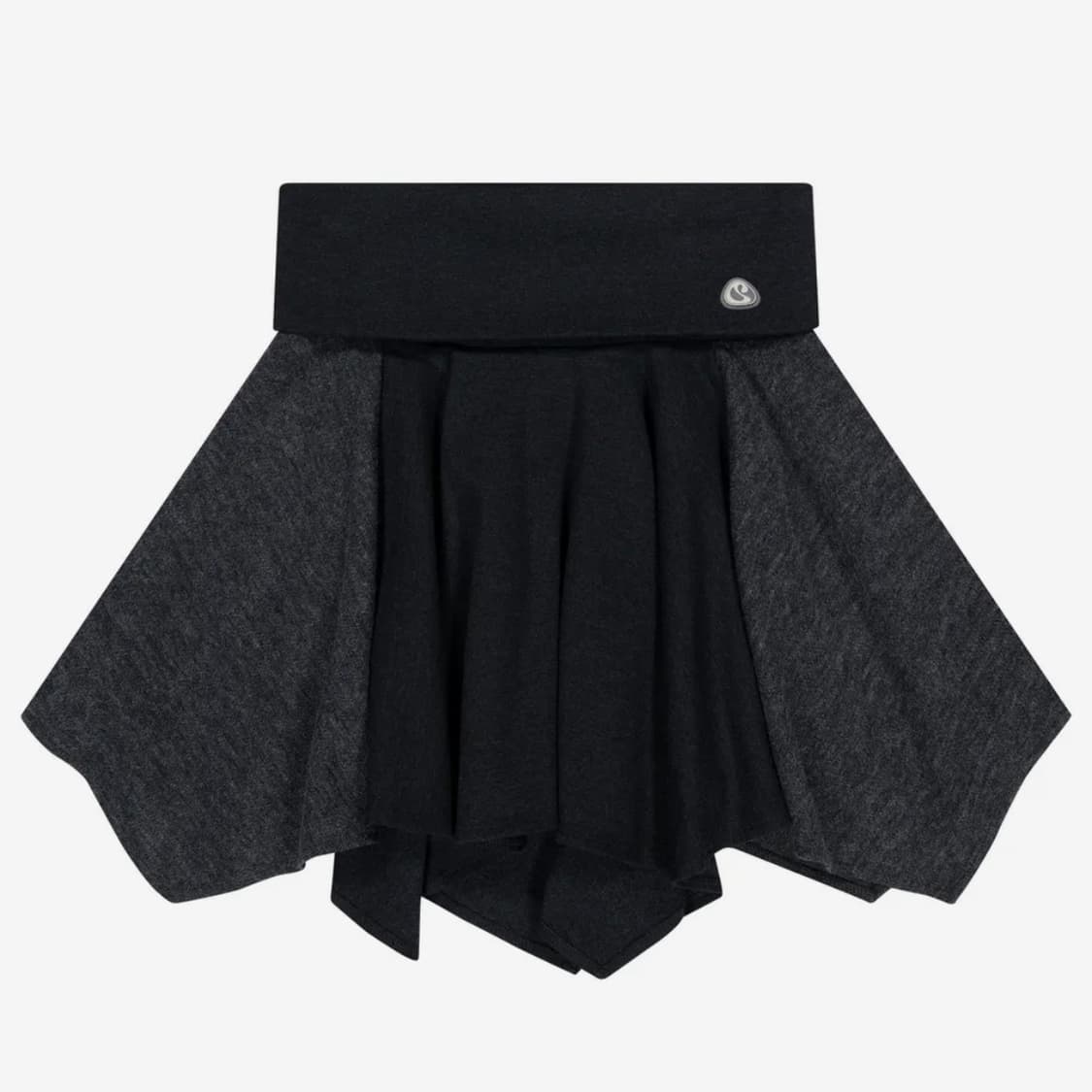 코이세이오 홀딩 언발란스 스커트_차콜 상품이미지1
