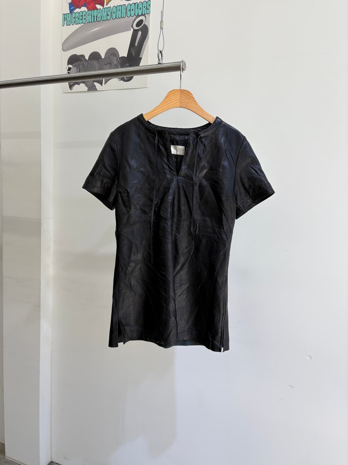 RAY BEAMS 레더블라우스 상품이미지1