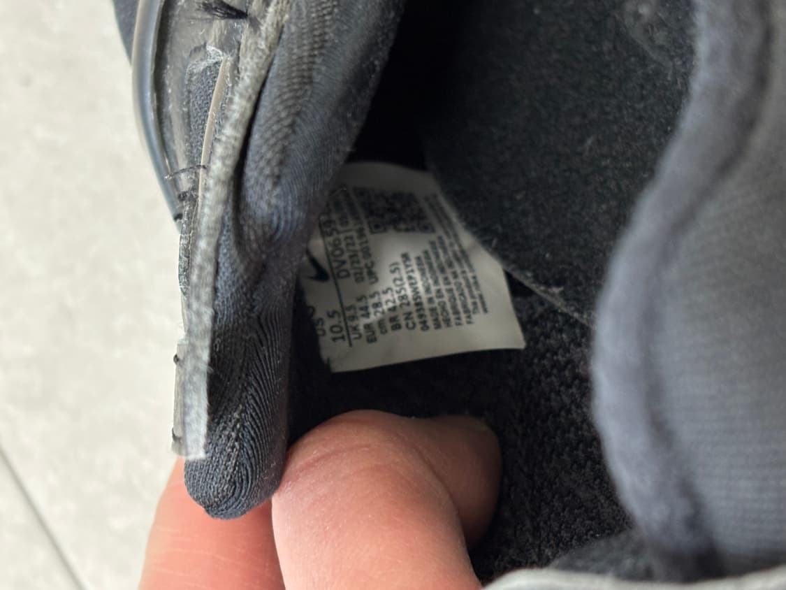 나이키 에어 쿠키니 트리플 블랙 285 상품이미지6