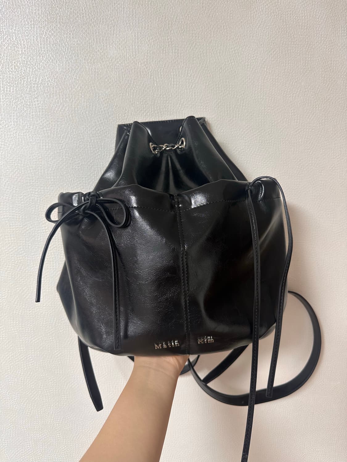 마뗑킴 스트링 리본 백팩 상품이미지2