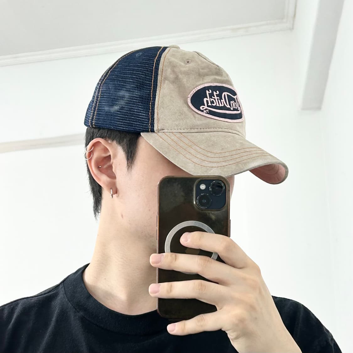 본더치 스웨이드 메쉬 볼캡 상품이미지3