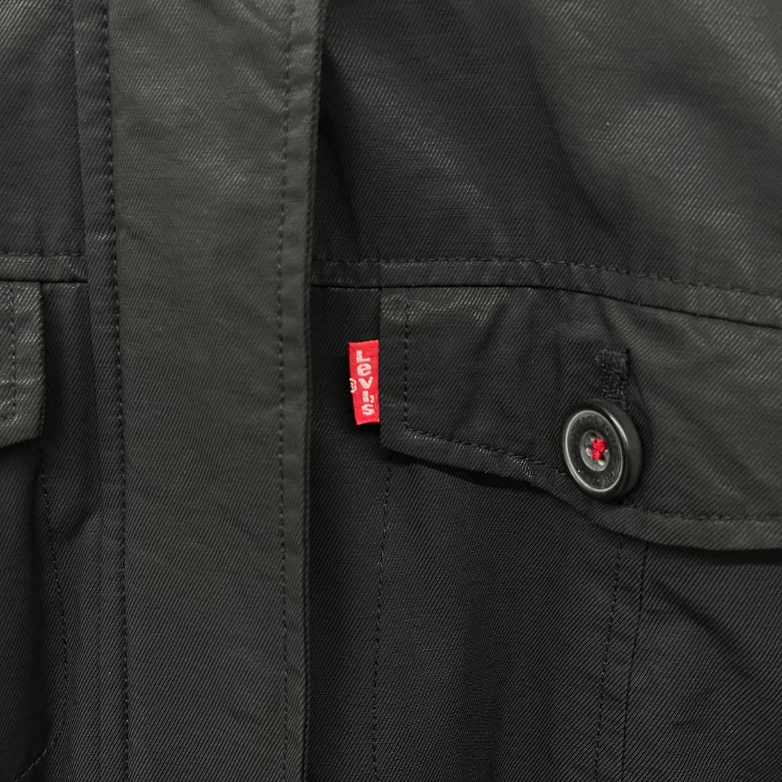 리바이스 후드 야상 블랙 여L 상품이미지3