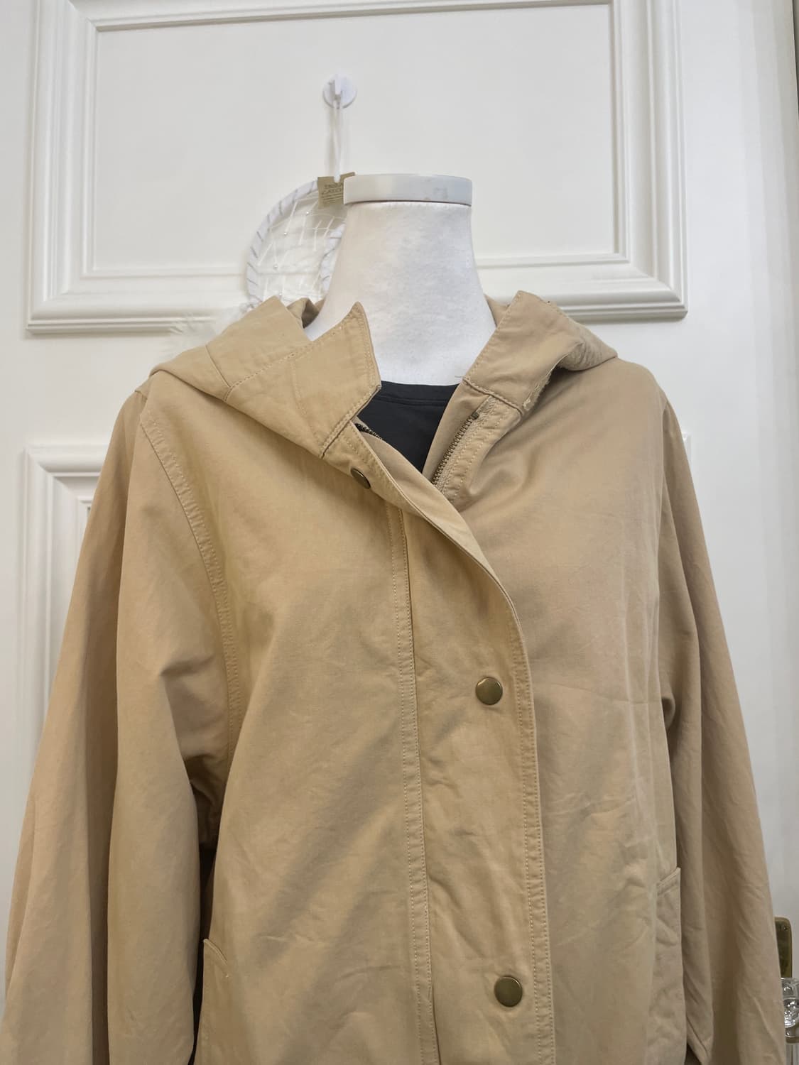 beige cotton back bow jacket(size-F) 상품이미지7