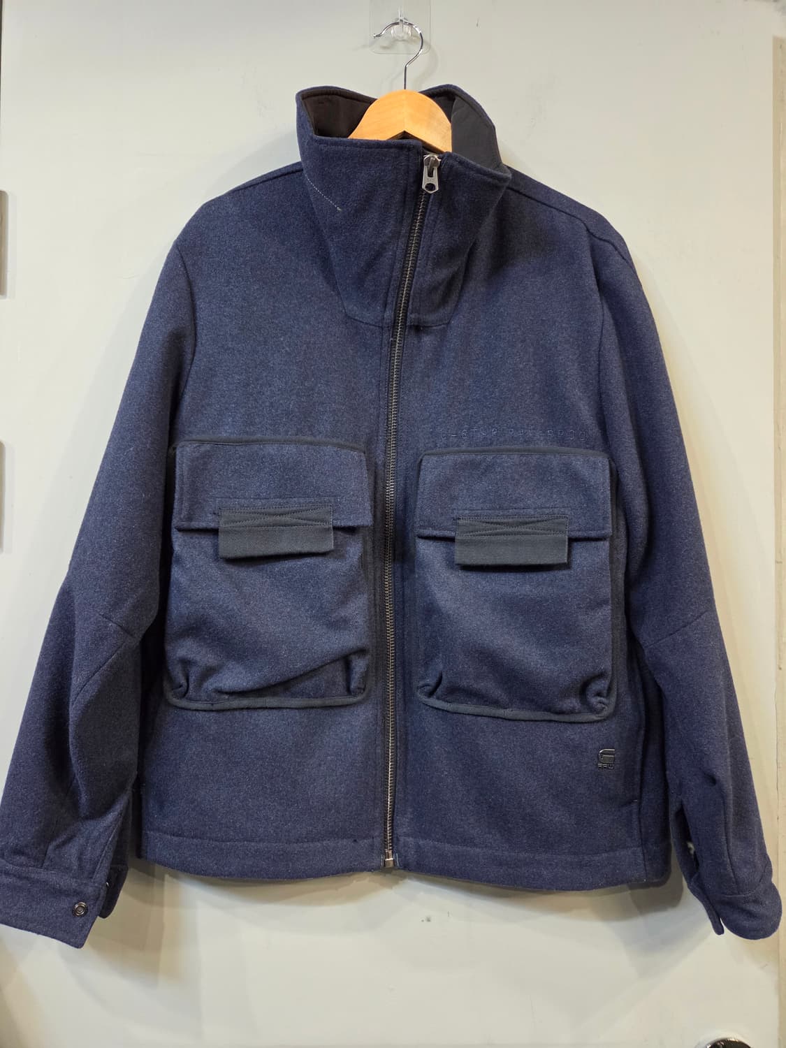 G-Star Raw 네이비 포켓 자켓 상품이미지1