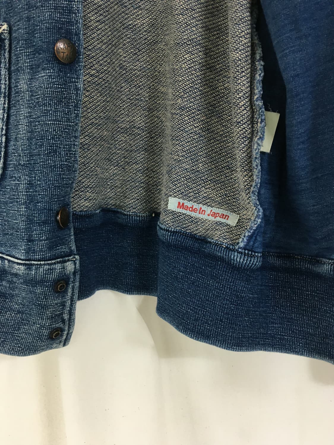 캐피탈 데님 스웻 자켓 상품이미지6