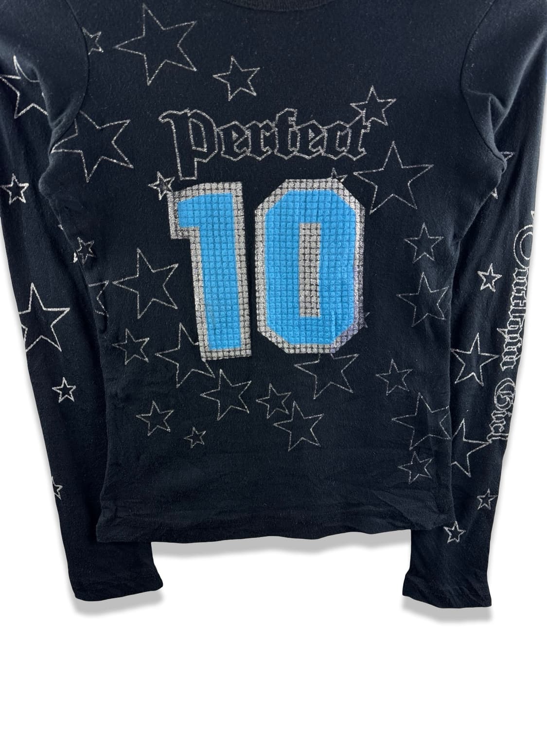 USA 키치 스타글리터 딱붙롱슬리브2736 상품이미지4