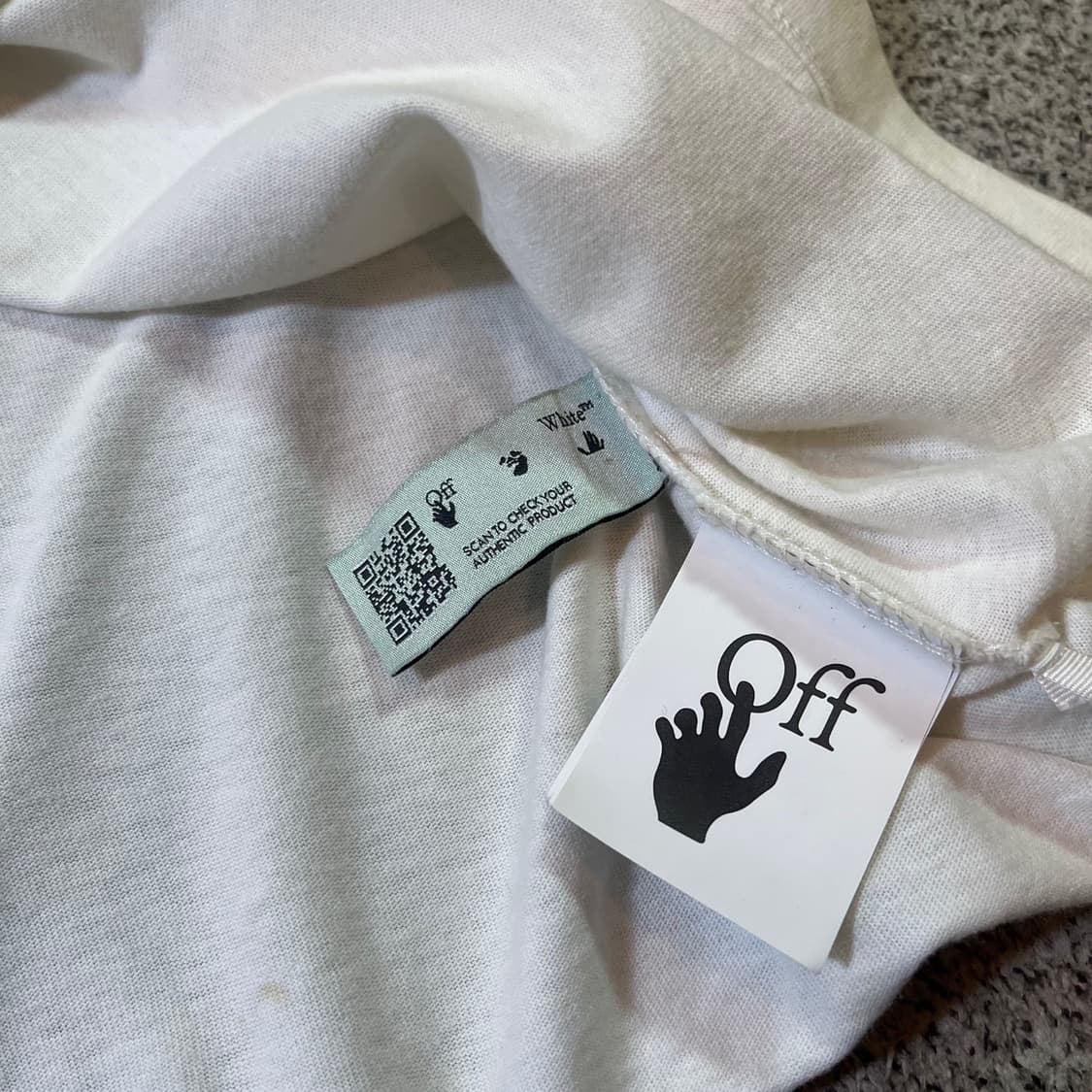 오프 화이트 파스칼 애로우 반팔 티셔츠 상품이미지6