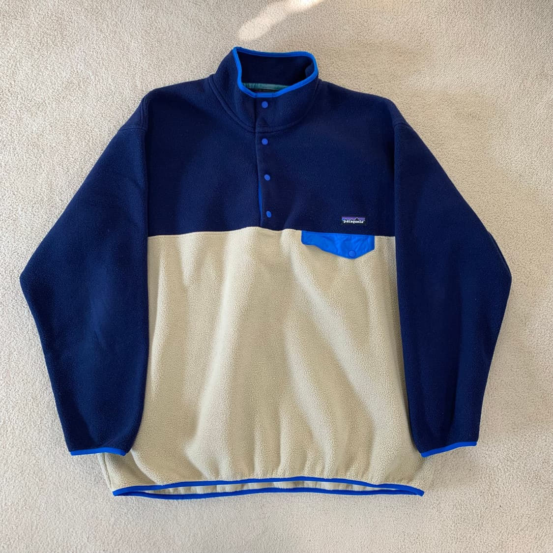 파타고니아 신칠라 플리스 컬러블록(XL) 헤비웨이트 풀오버 상품이미지1