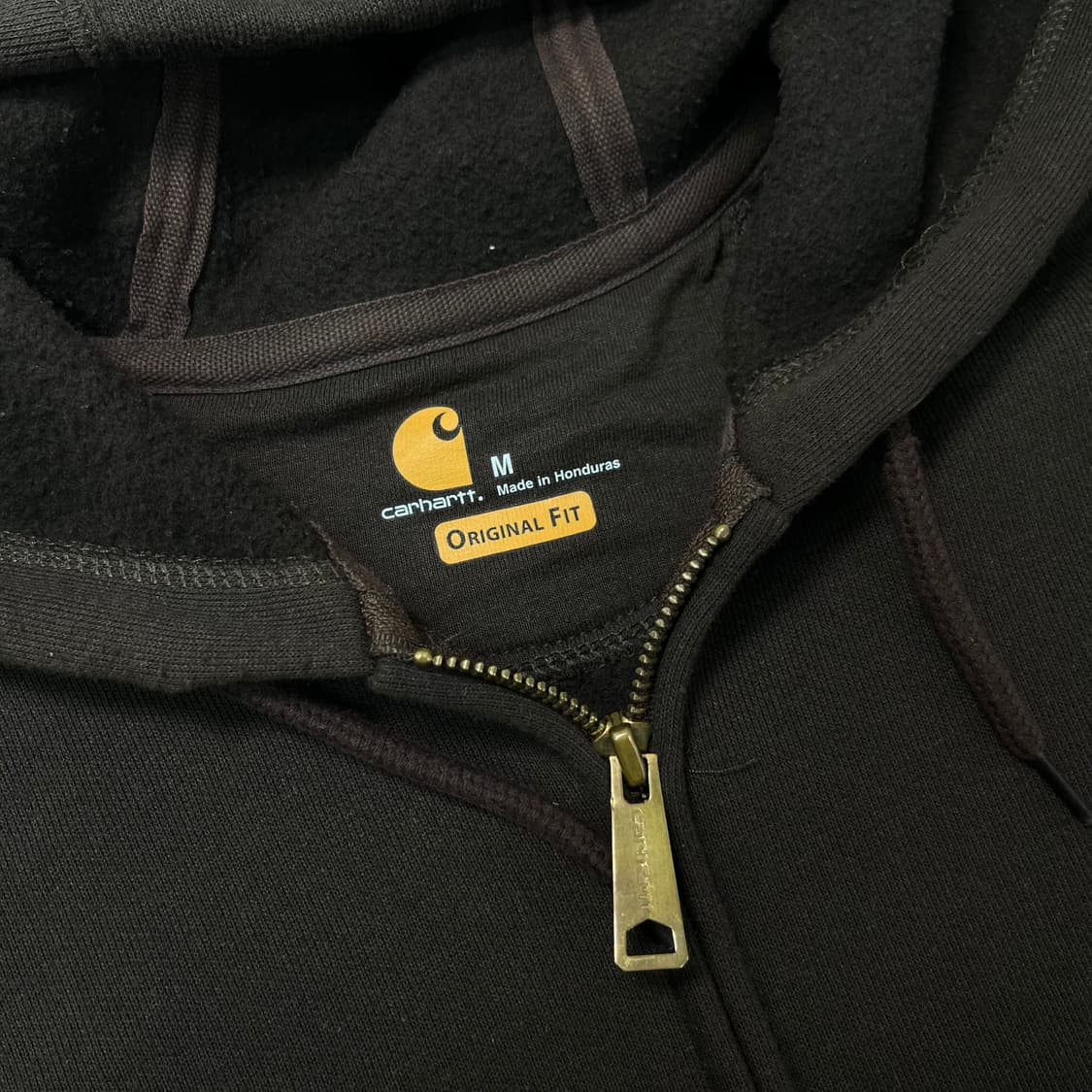 105 칼하트 브라운 후드집업 상품이미지2
