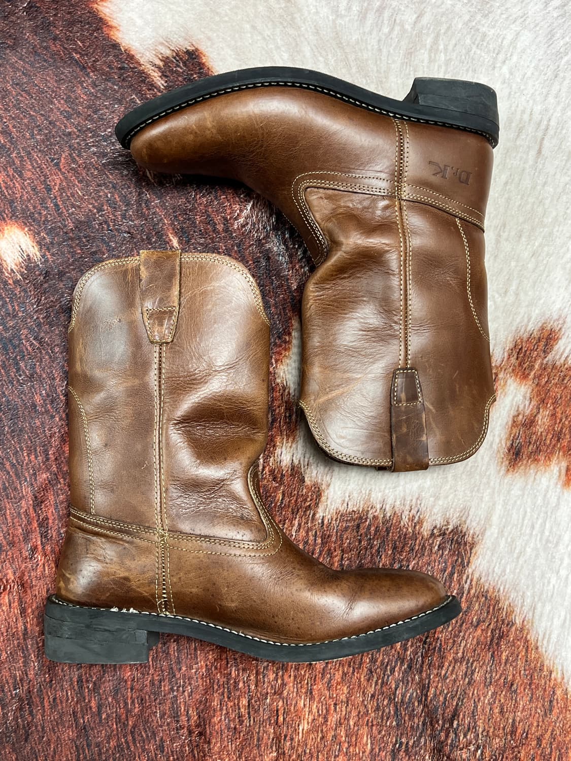 [270] Dr.k 빈티지 웨스턴 부츠 브라운 상품이미지2