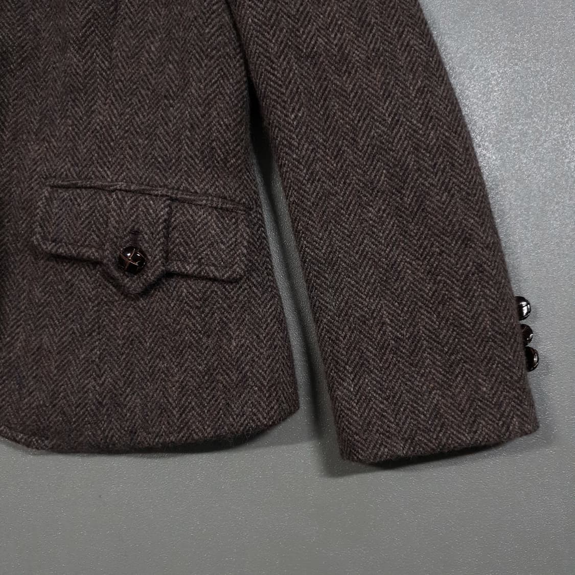 KEITH 키이스 울 모 투포켓 싱글 버튼 미니멀 자켓 (여성 44-55 상품이미지2