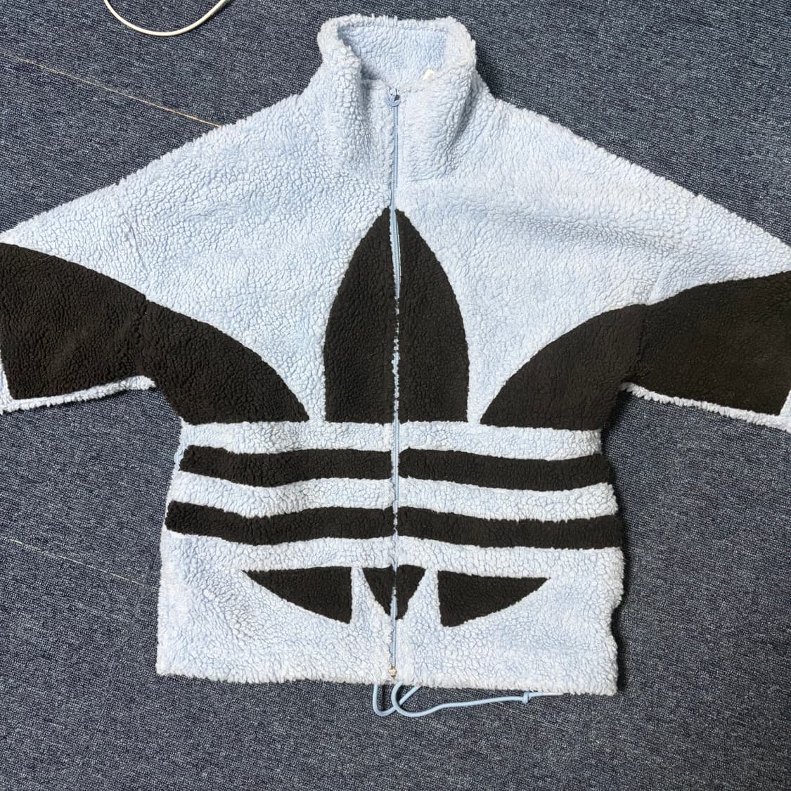 아디다스 파이어버드 블루 플리스 자켓 상품이미지1