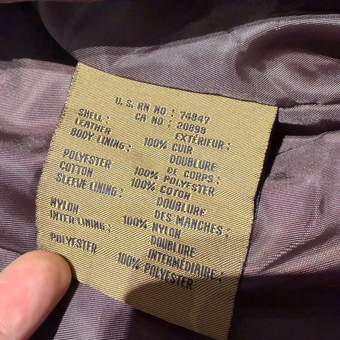 마크뉴욕 램스킨 카 코트 XL 양가죽 자켓 상품이미지3