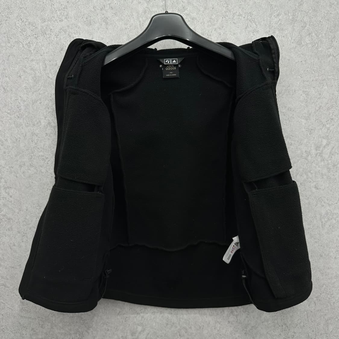 90 아디다스 여자 플리스 후드집업 상품이미지3