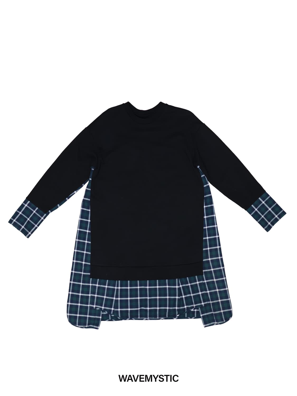 [정품]준지 체크 레이어드 맨투맨 상품이미지3