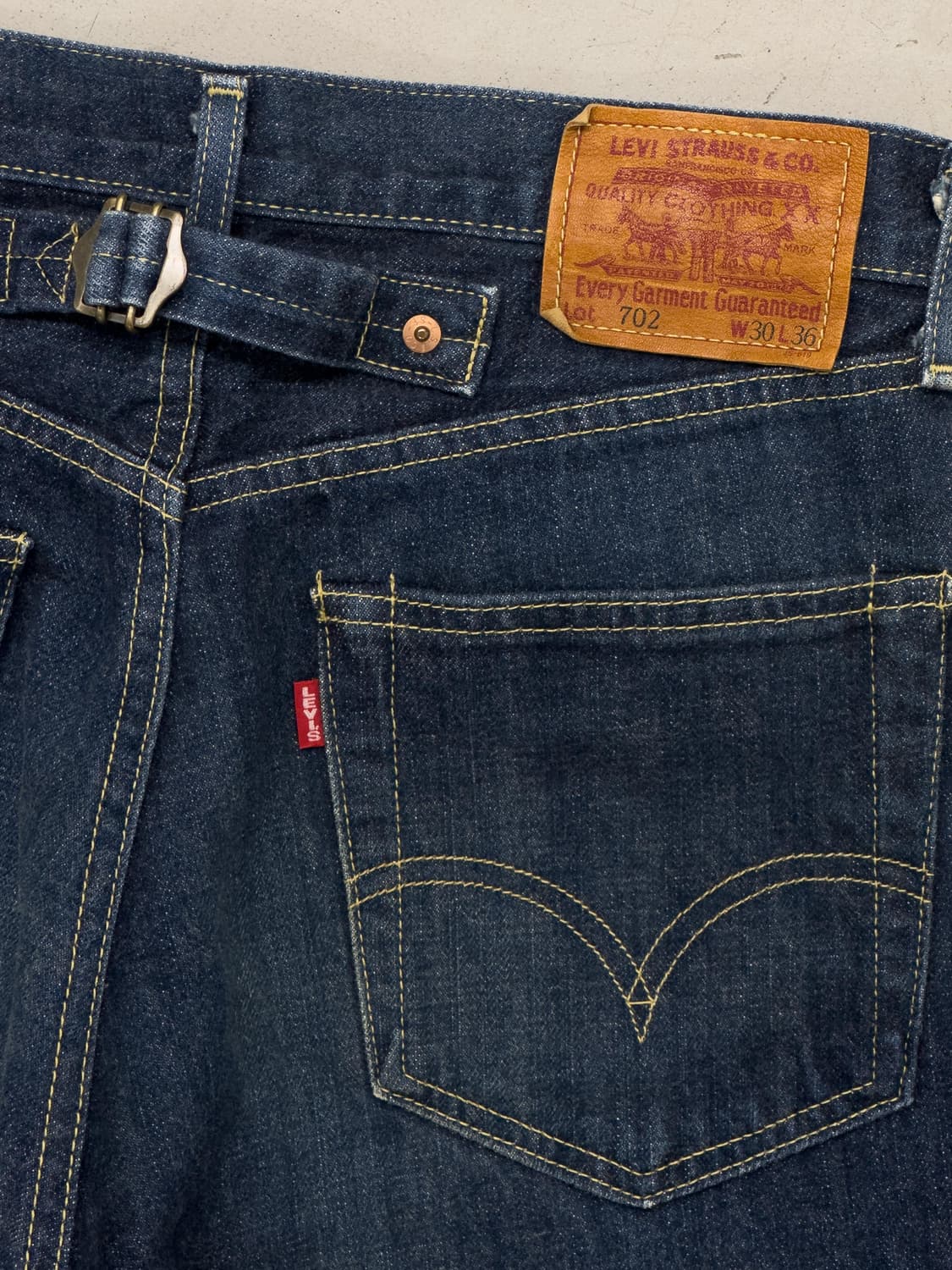 리바이스 빈티지 클로딩 702 셀비지 데님 상품이미지6