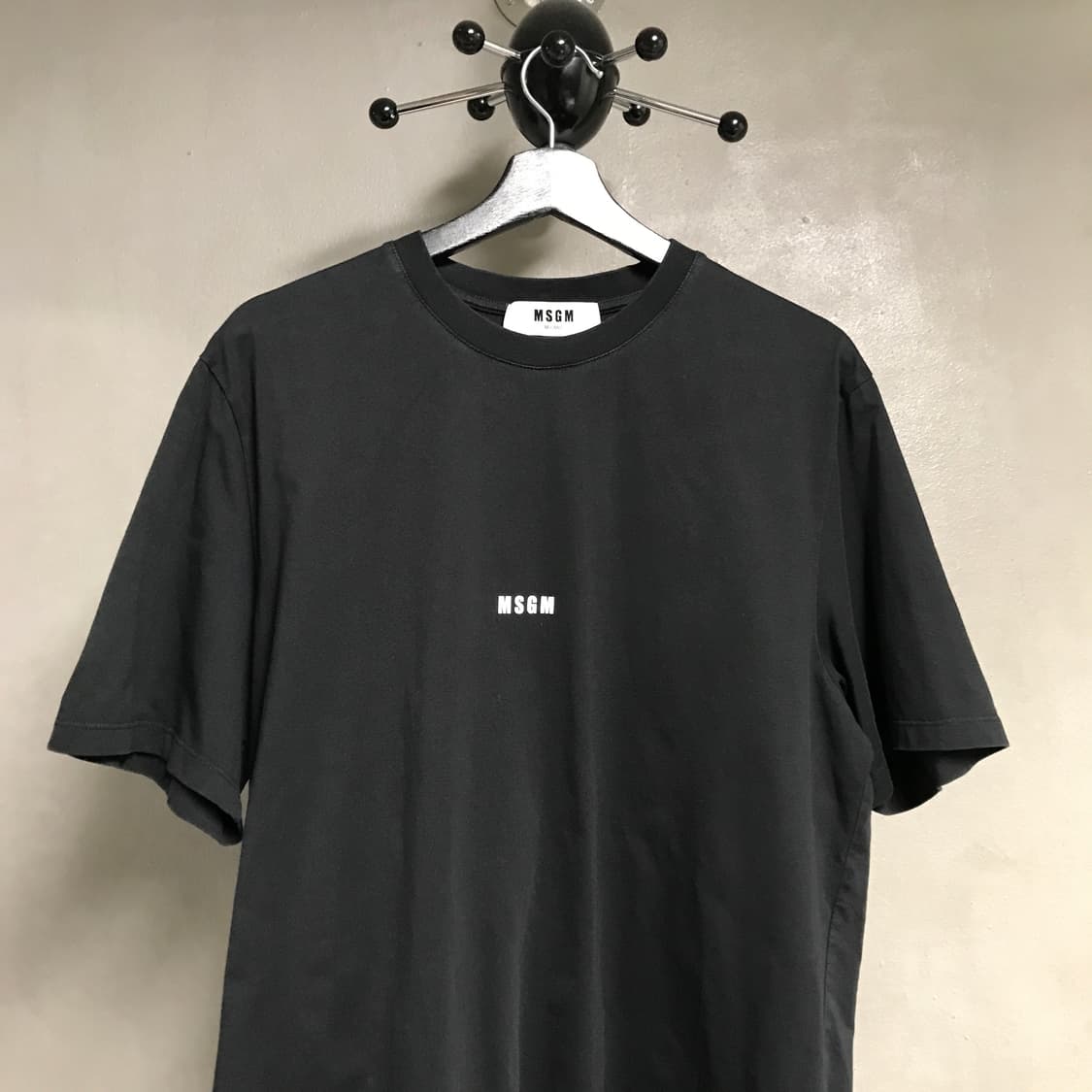 MSGM 블랙 반팔 티셔츠 L 상품이미지2