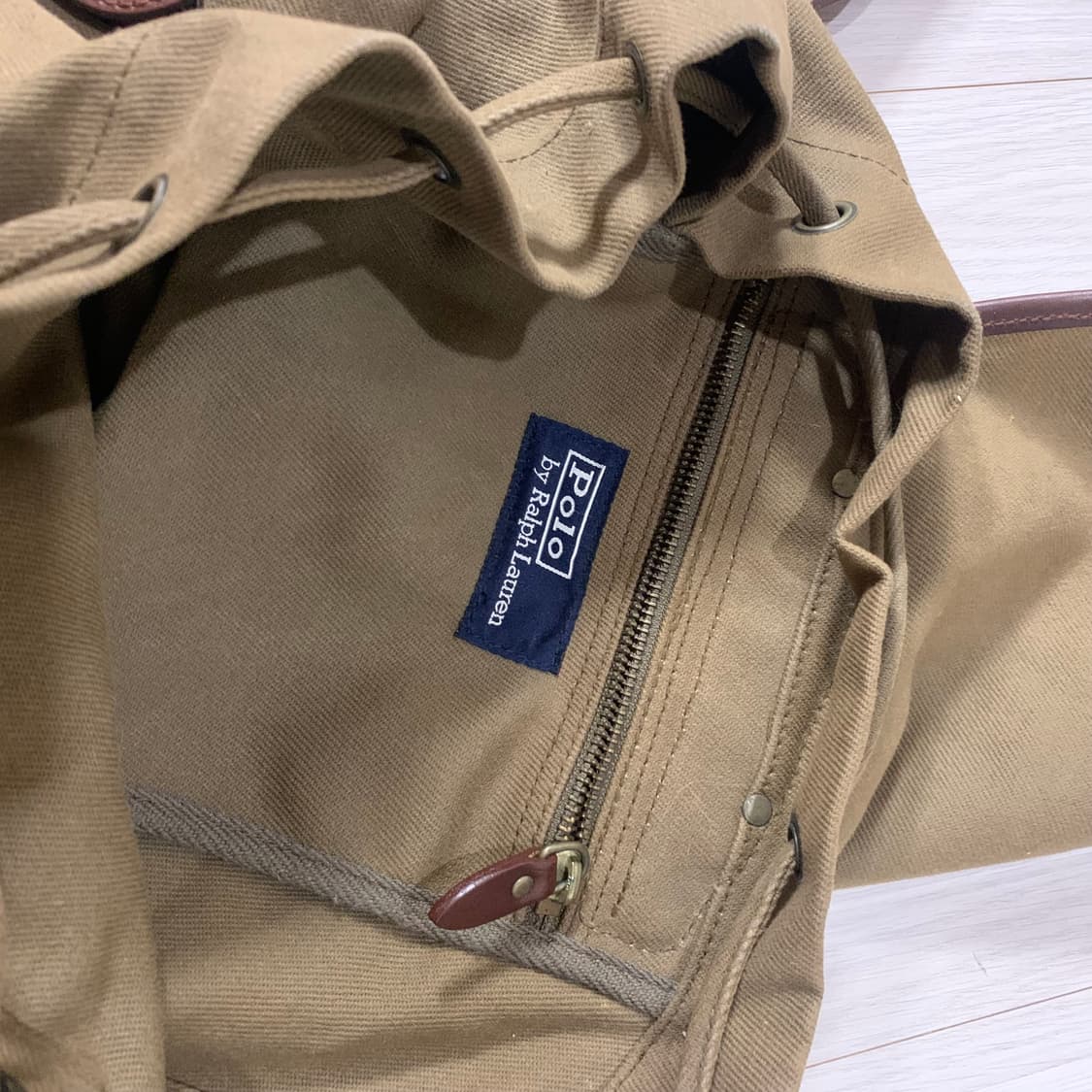 Polo ralplauren canvas rucksack . 상품이미지7