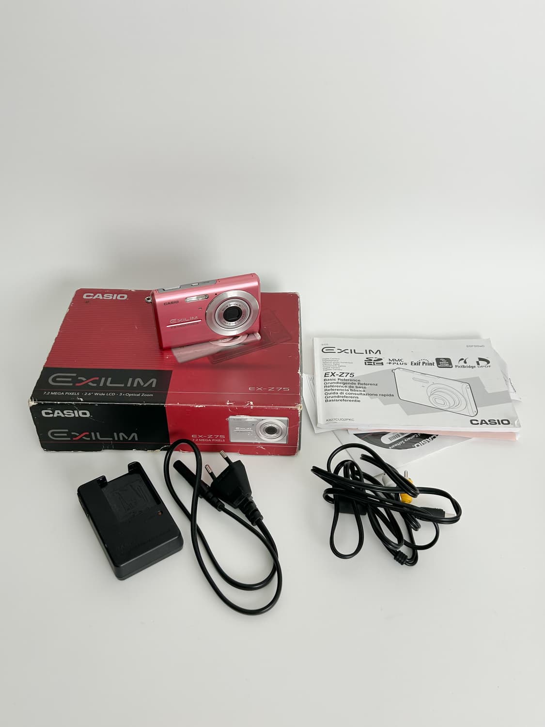 풀박스!) 카시오 엑슬림 z75 Exilim 빈티지 디카 상품이미지2