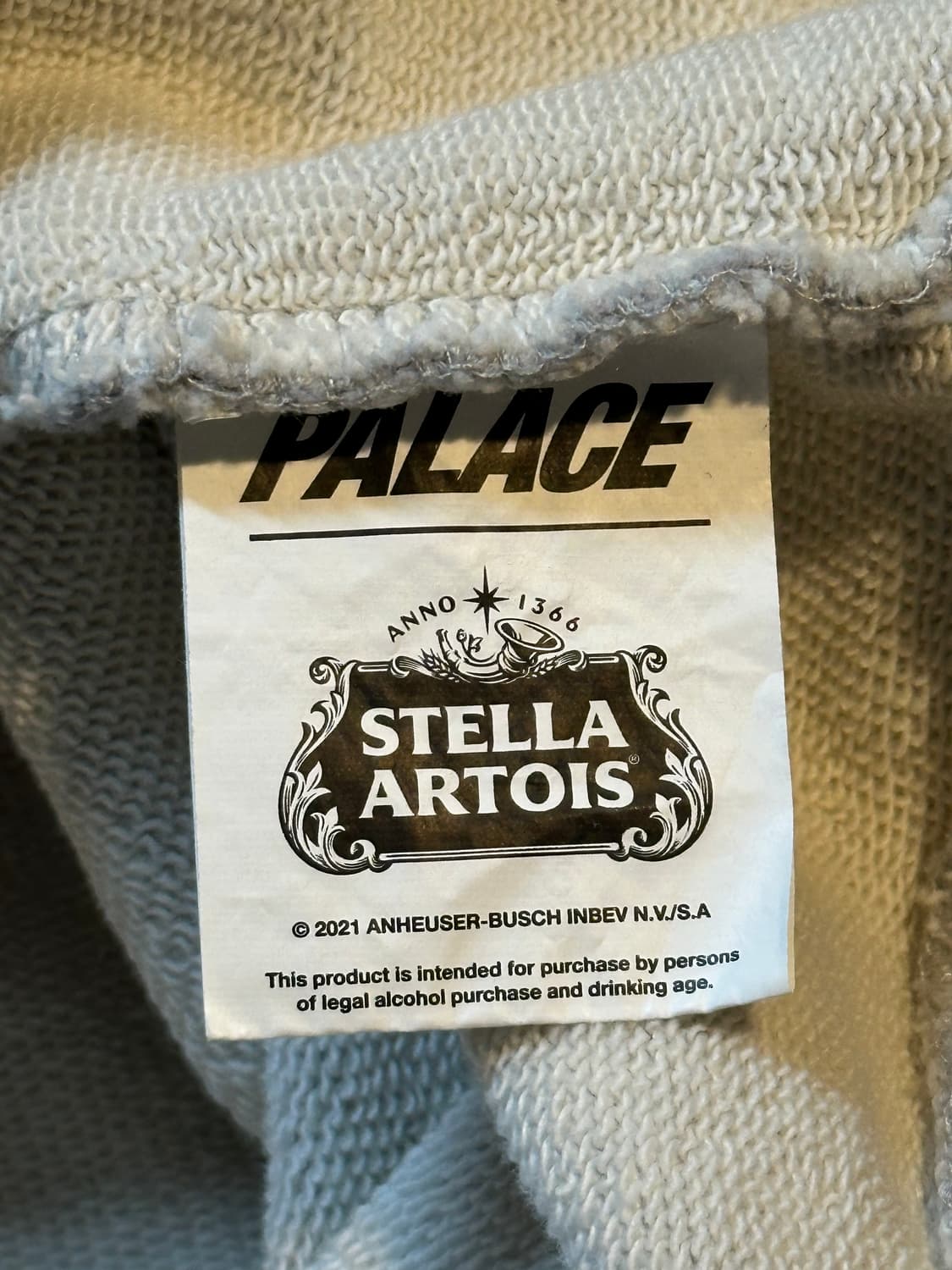 희귀) 21FW 팔라스 X 스텔라 아르투아 첼리스 후드티 그레이 상품이미지6