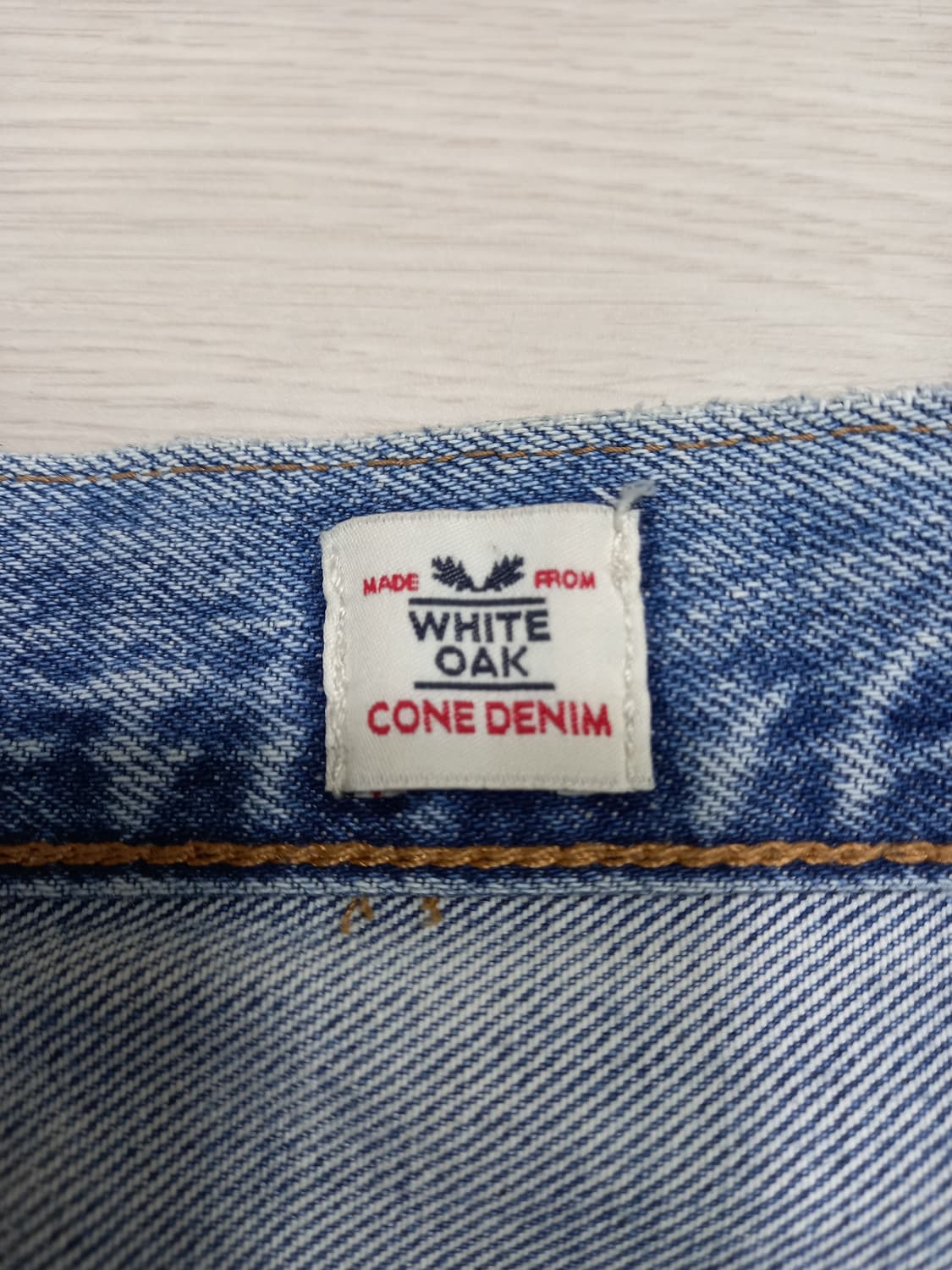 28 리바이스501s 콘밀 셀비지 슬림일자 연청 28-908 상품이미지8