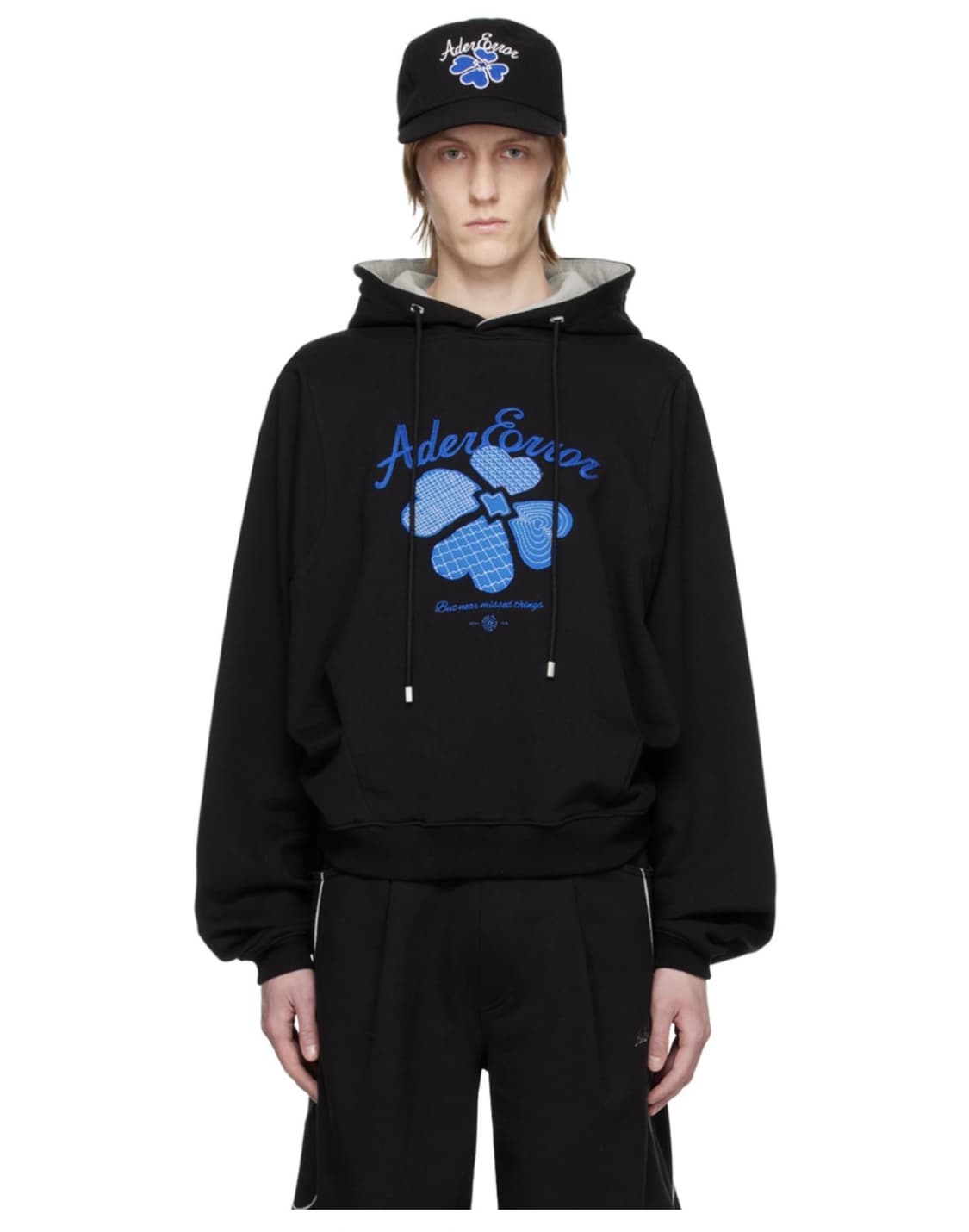 아더에러 테버 로고 스웻 후드티 블랙 A3 상품이미지3