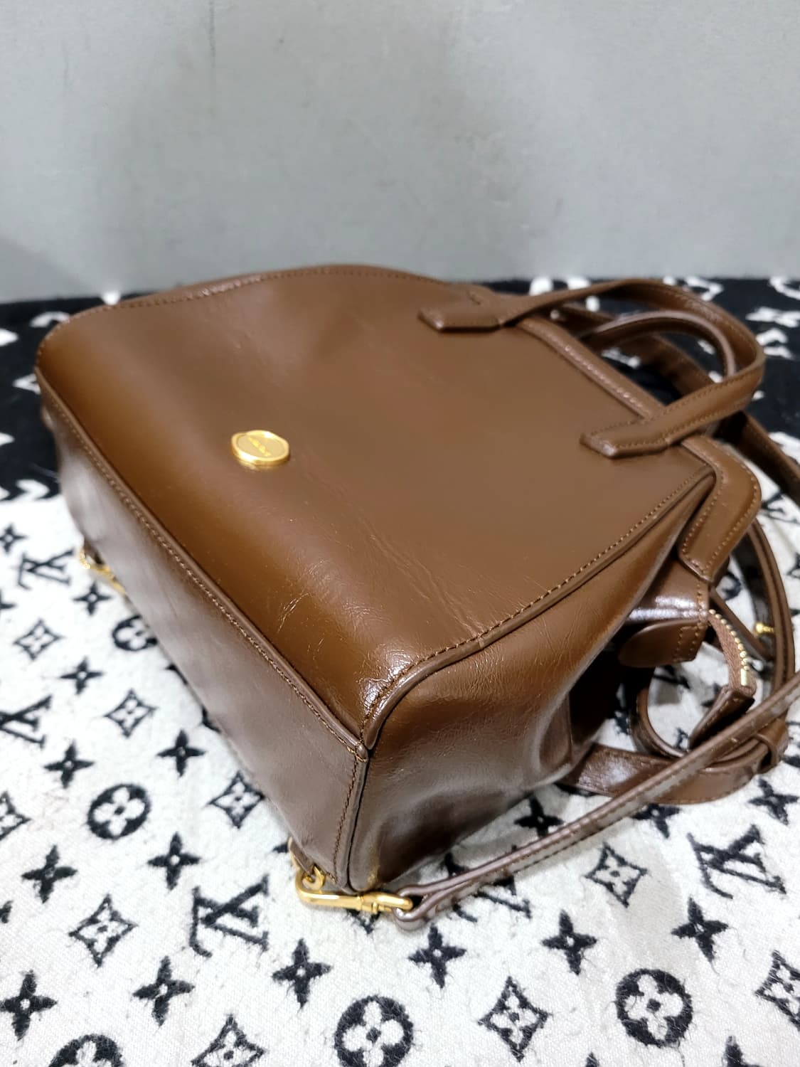 정품 르메메 삭 쁘띠 보 모카 크로스 & 백팩 상품이미지7