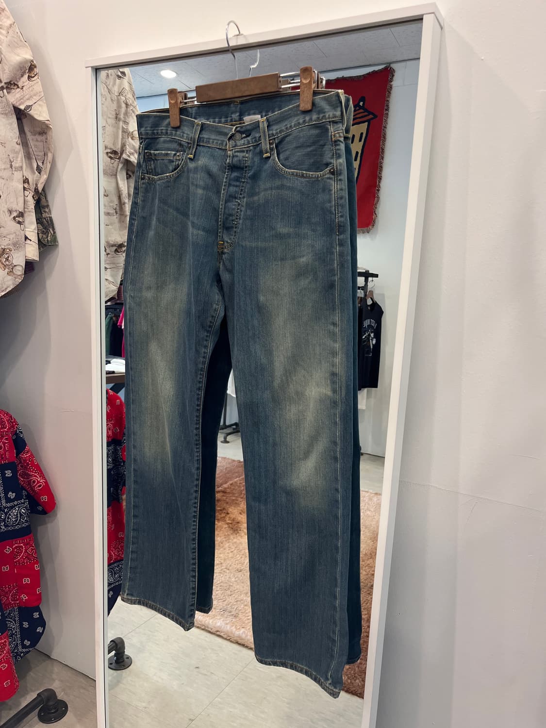 00s Levis 리바이스 501 데님 팬츠 (31-32inch) 상품이미지1