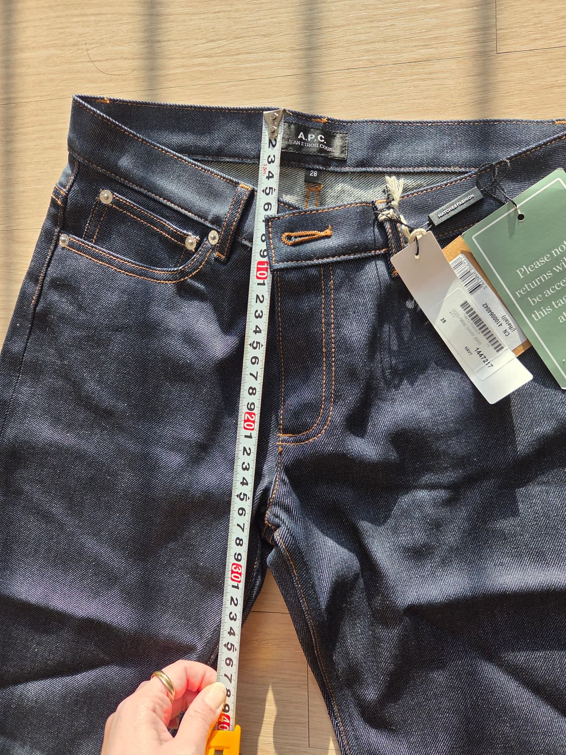 APC 아페쎄 생지 데님 COZZI F09042 상품이미지2