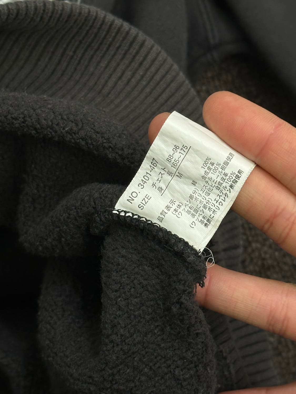 M)빈티지 빅패치 로고 오버핏 스웻셔츠 상품이미지9