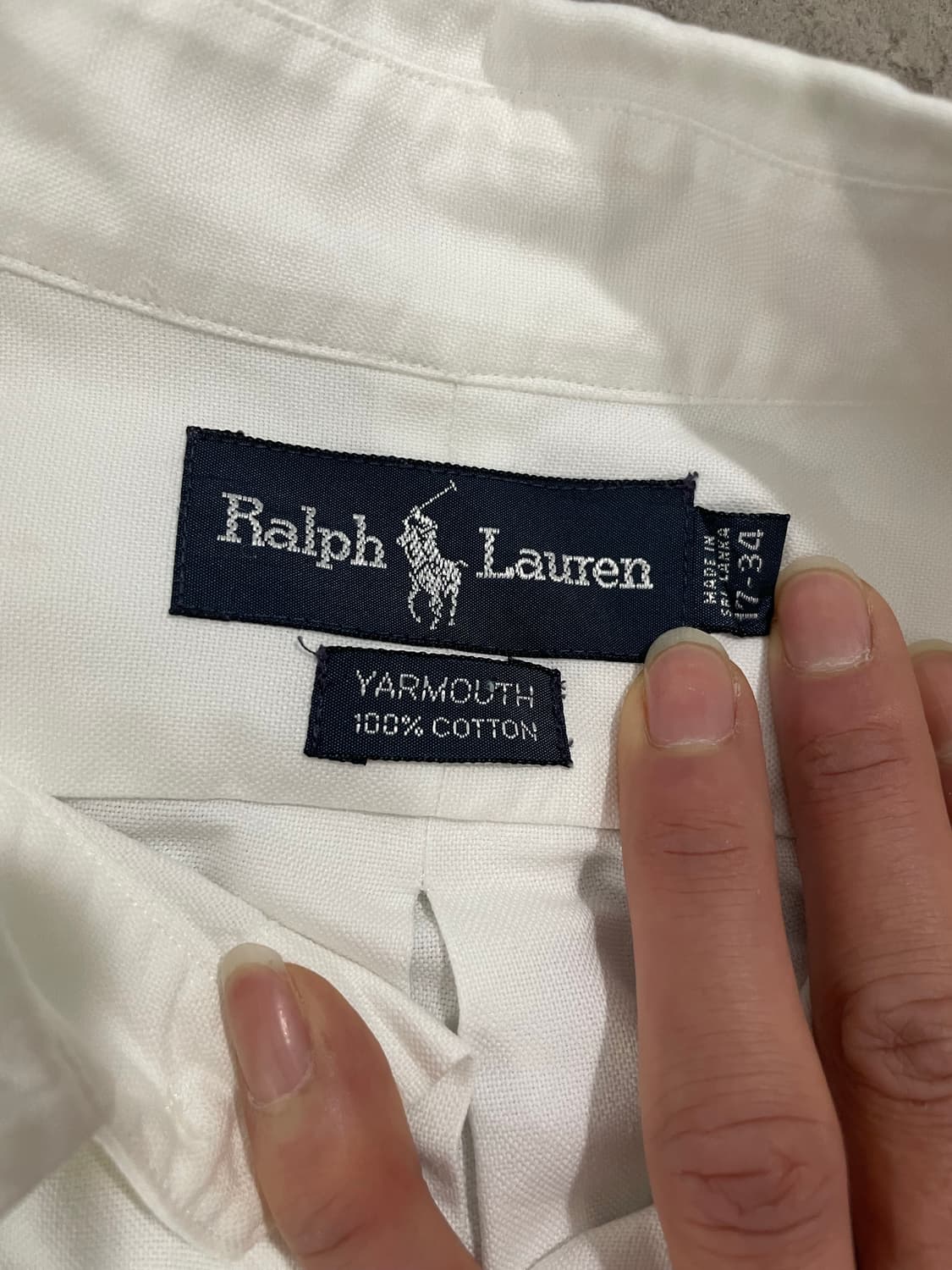 폴로랄프로렌 브라운포니 화이트셔츠 상품이미지6