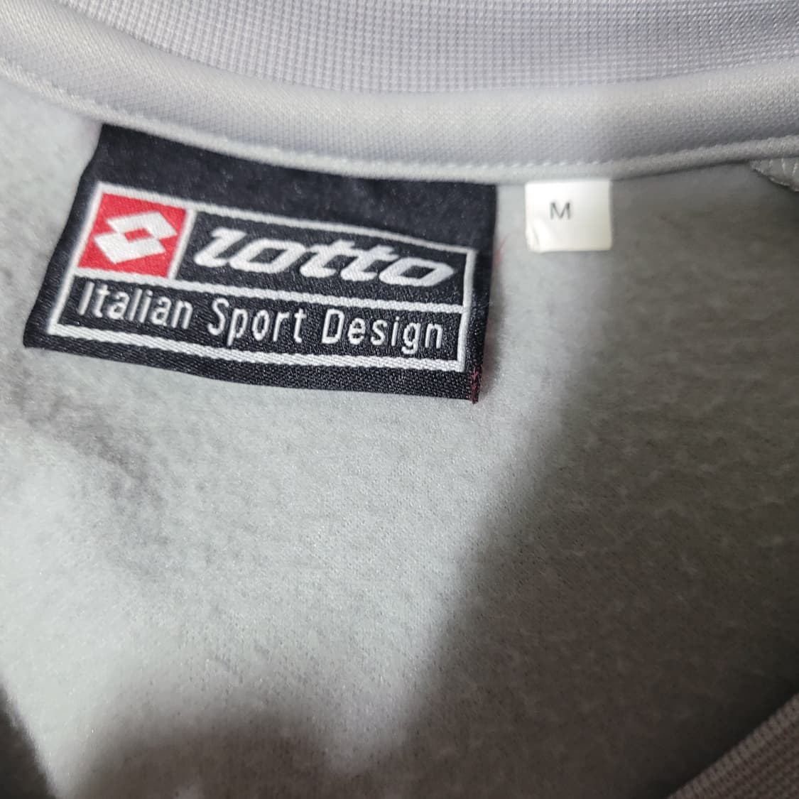 Lotto 제노아FC 이탈리아 그레이 캐주얼 스웨트탑 트레이닝웜업 맨투맨 상품이미지6