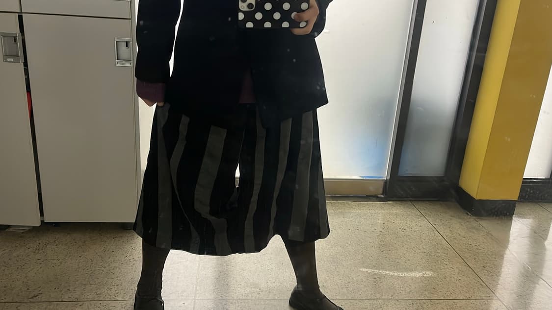 (파격할인) 꼼데가르송 꼼데가르송 13AW 아방가르드 스커트 팬츠 OS 상품이미지3