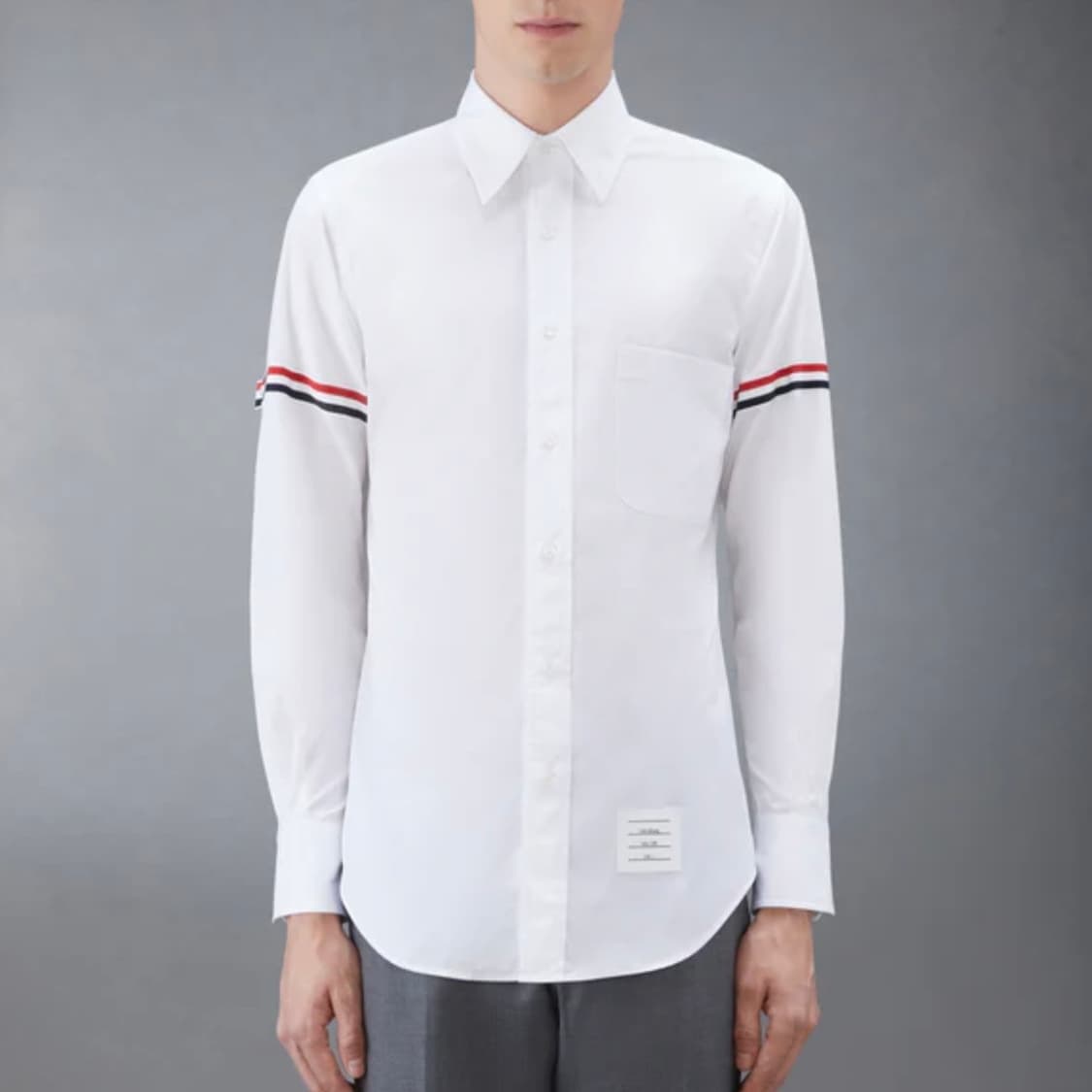 [S+급/5] 톰브라운 암밴드 옥스포드 셔츠 화이트 상품이미지9