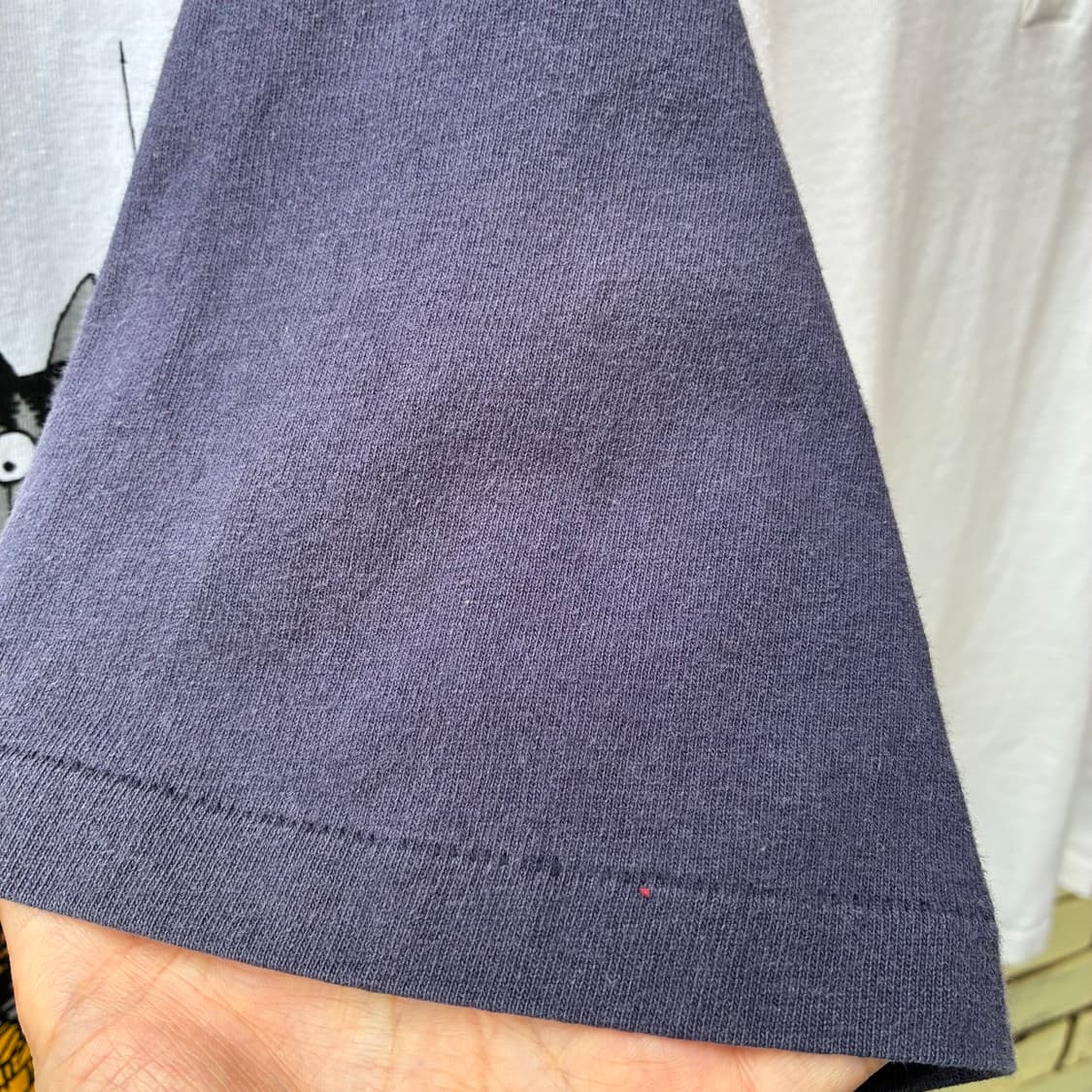 90's Vintage Henley Tee Made in U.S.A. 상품이미지4