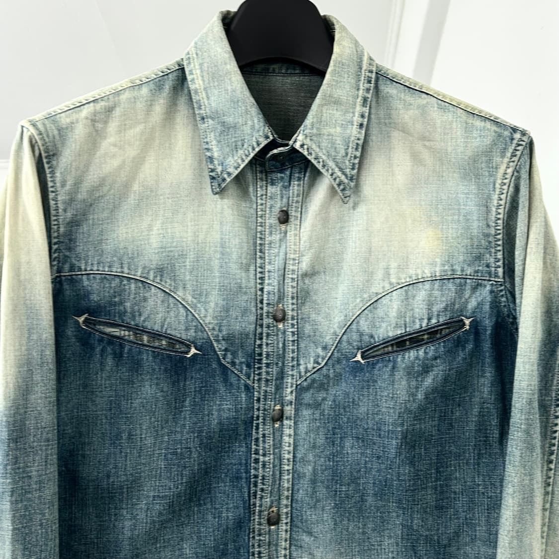 이사무 카타야마 백래쉬 웨스턴 데님 셔츠 상품이미지6