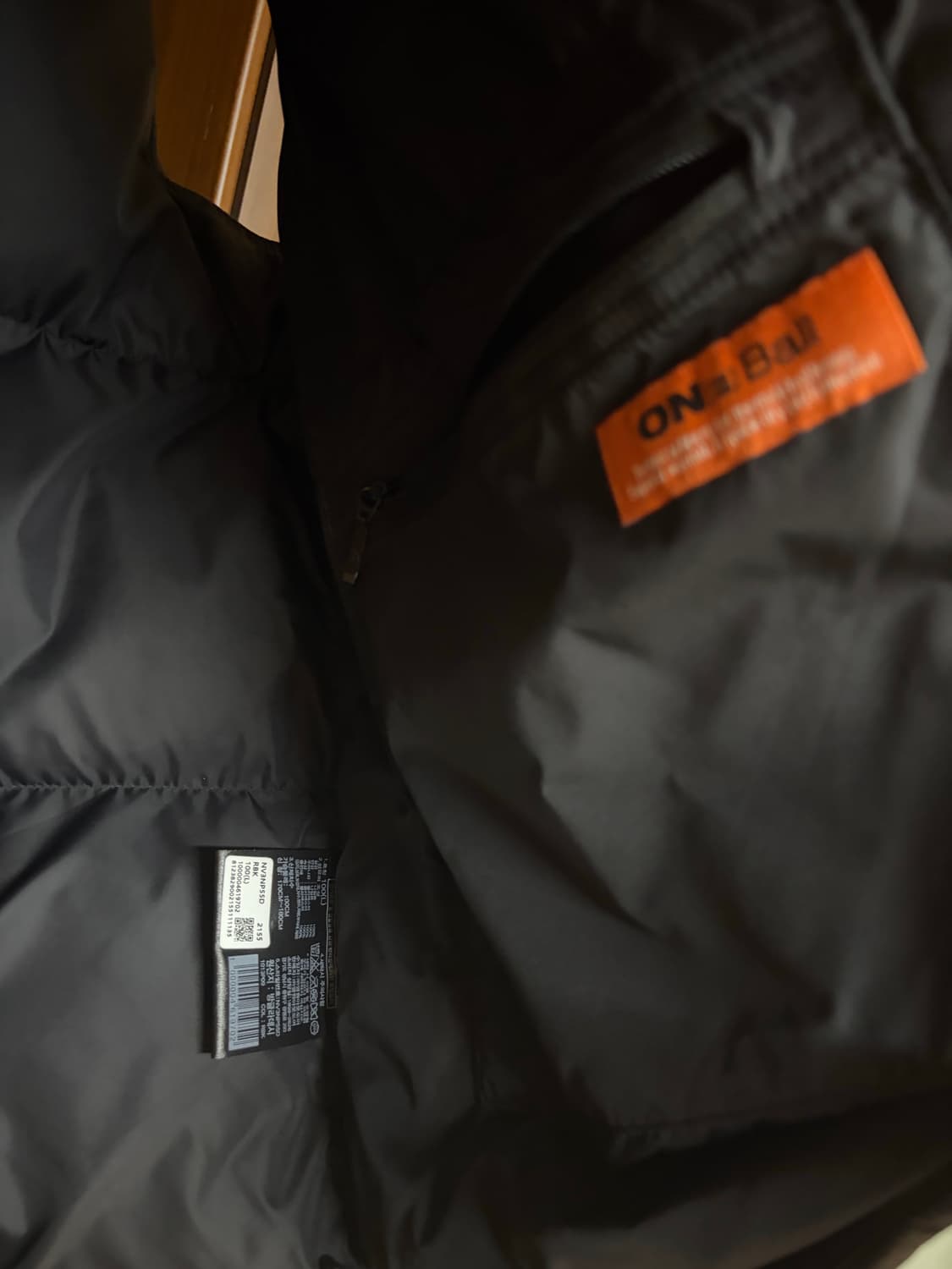 노스페이스 눕시 온 볼 베스트 리얼 블랙 상품이미지3