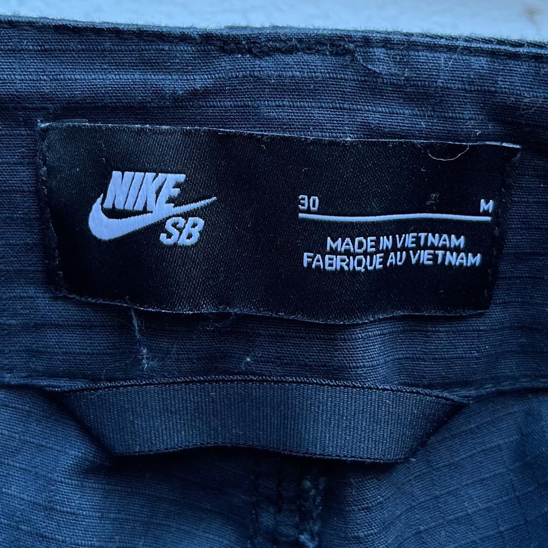 나이키 SB 블랙 코튼 립스탑 포켓 카고 팬츠 상품이미지9