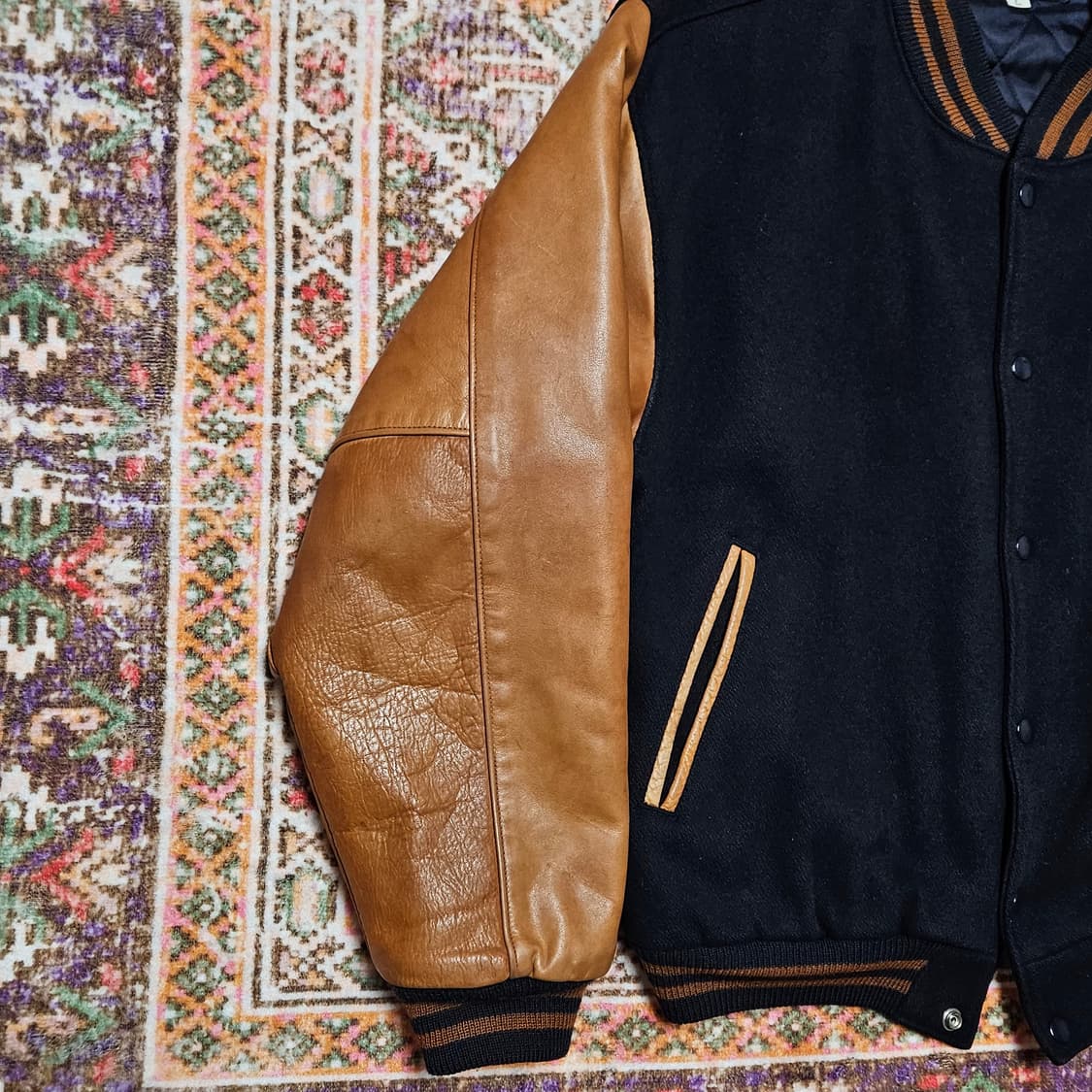 브룩스브라더스 울레더 바시티 / 80~90s 상품이미지3