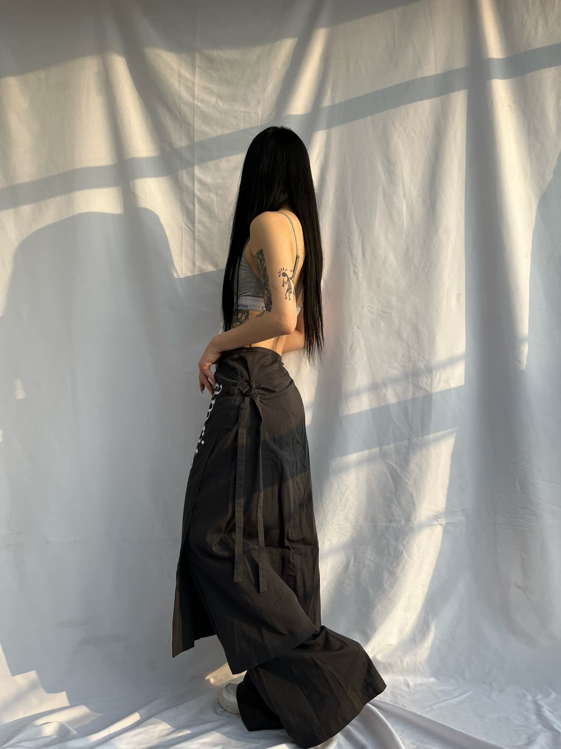 혜인서 랩 스커트 레이어드 와이드팬츠 상품이미지8