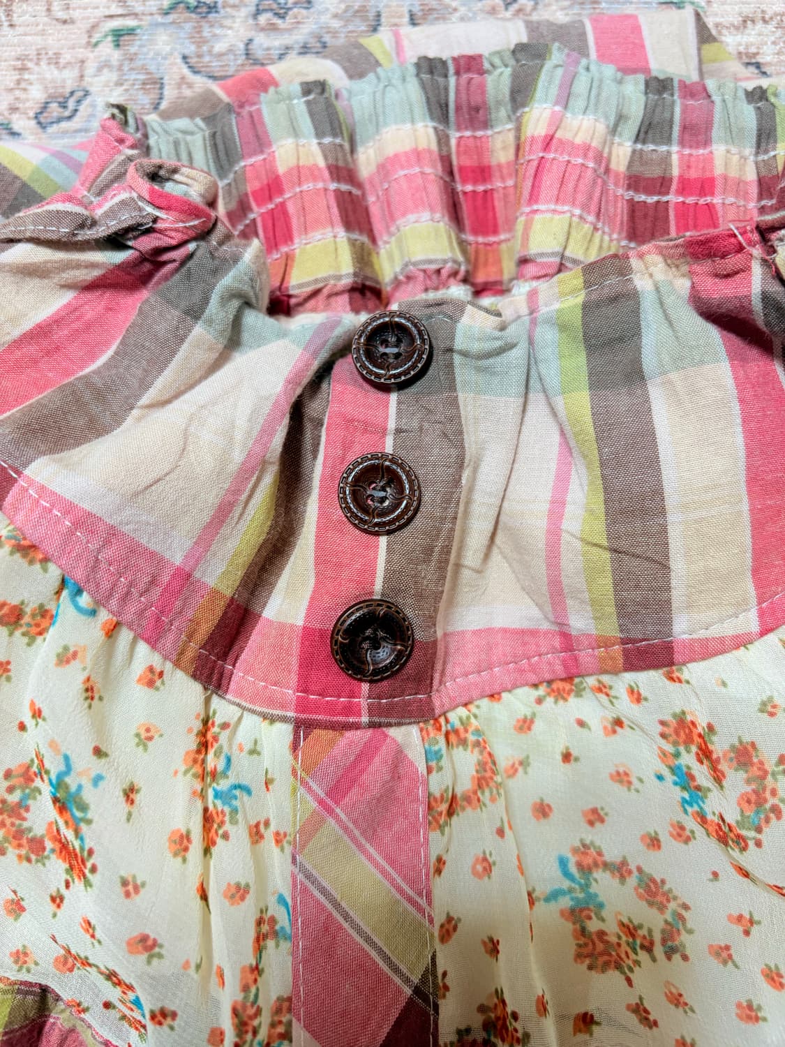 Patchwork vintage skirt 상품이미지2