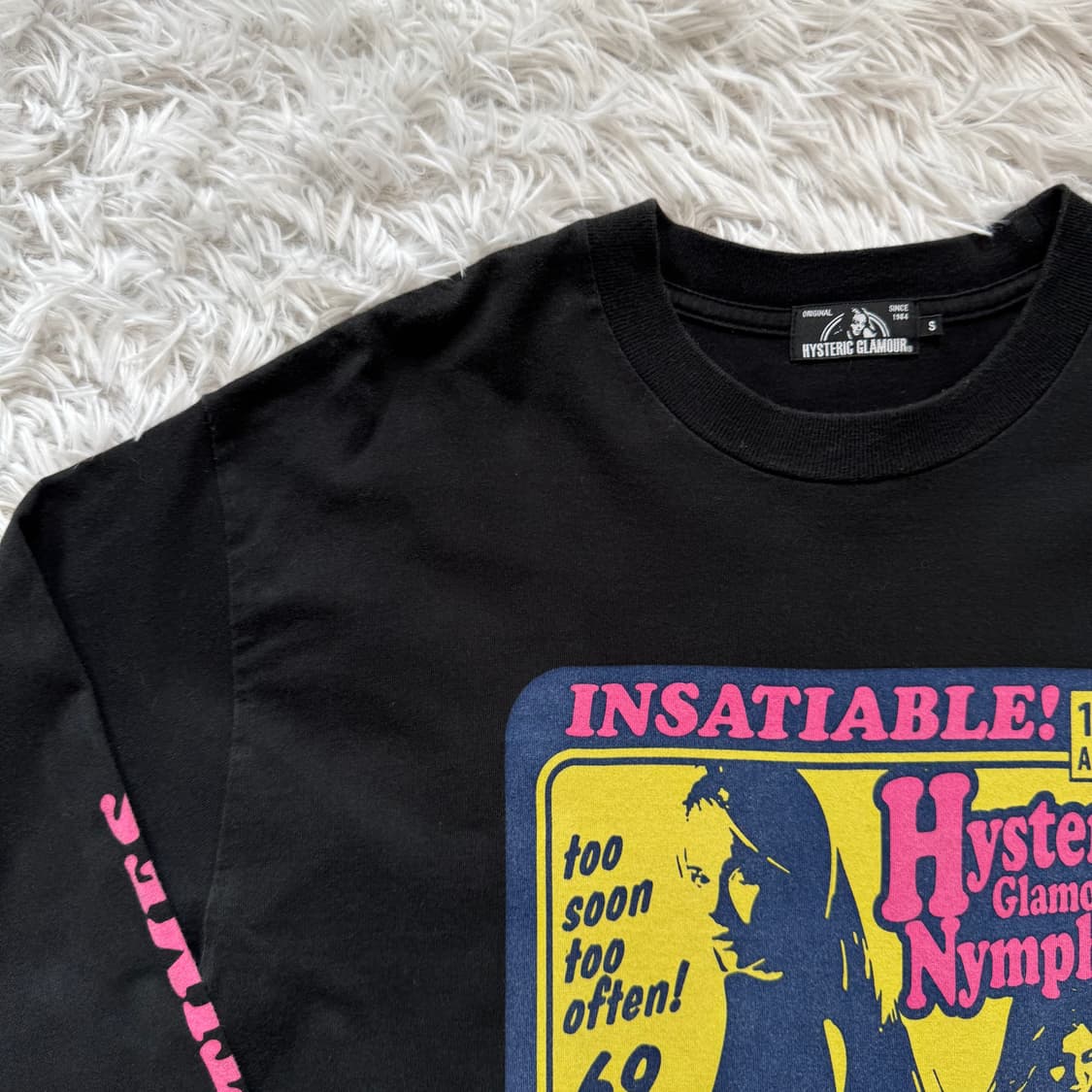 HYSTERIC GLAMOUR 일본빈티지 긴팔 히스테릭 글래머 긴팔티 상품이미지1