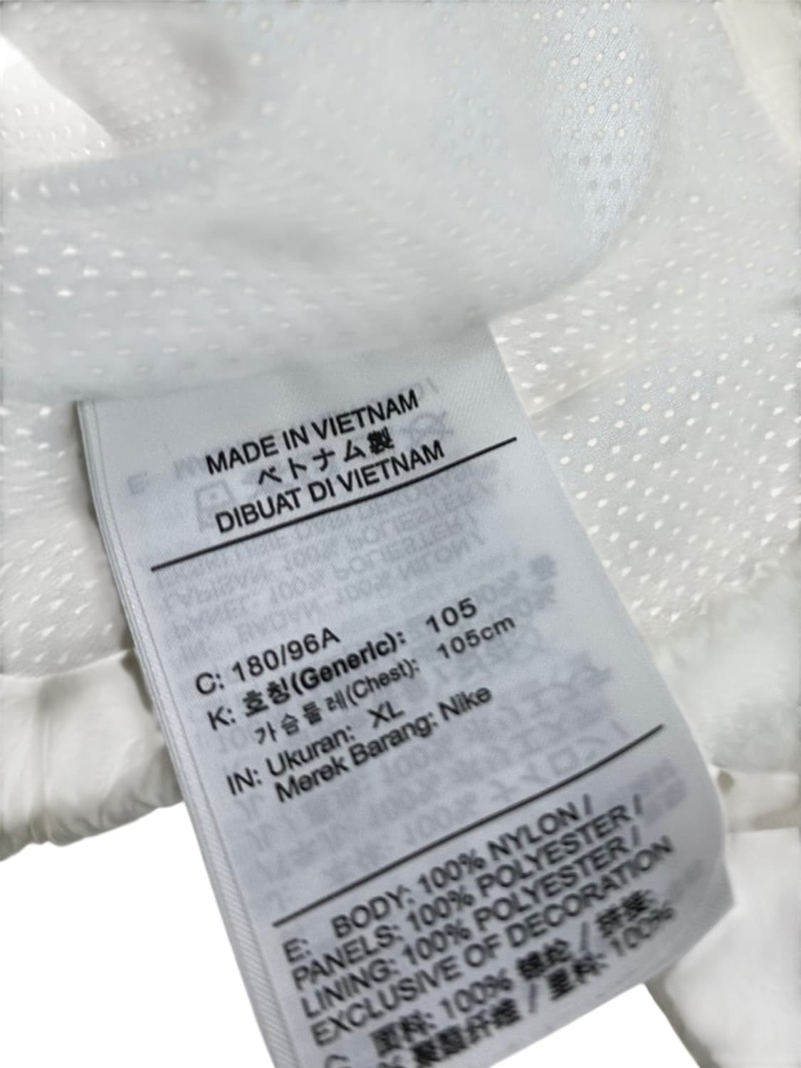 나이키 빅스우시 바람막이 화이트 (XL~2XL)  상품이미지7