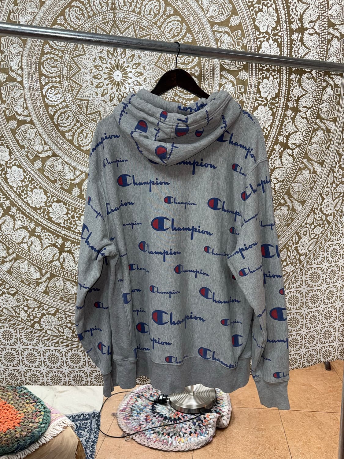 챔피온 리버스위브 스트릿 프린팅 후드티  상품이미지6