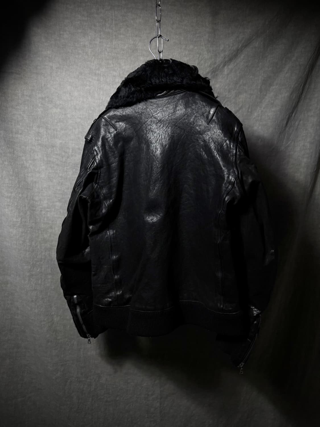 ISAMU KATAYAMA BACKLASH Leather Jacket 상품이미지6