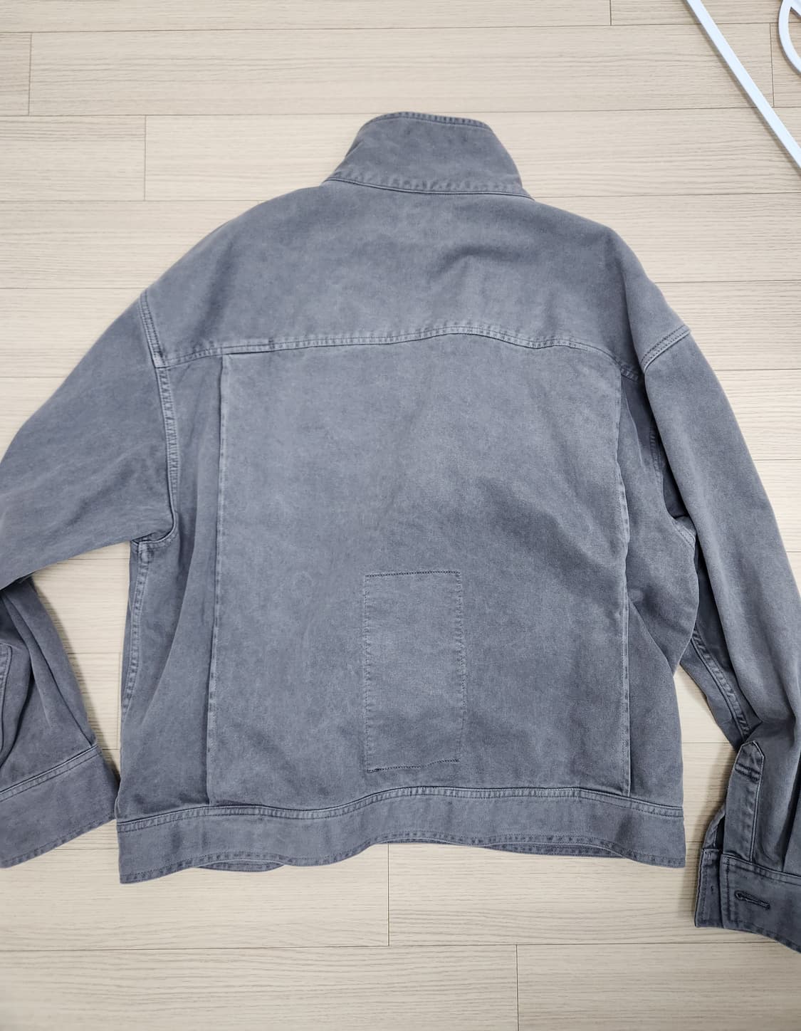 xl 카브엠트 오버다이 브러쉬드 코튼 버튼 자켓 상품이미지2