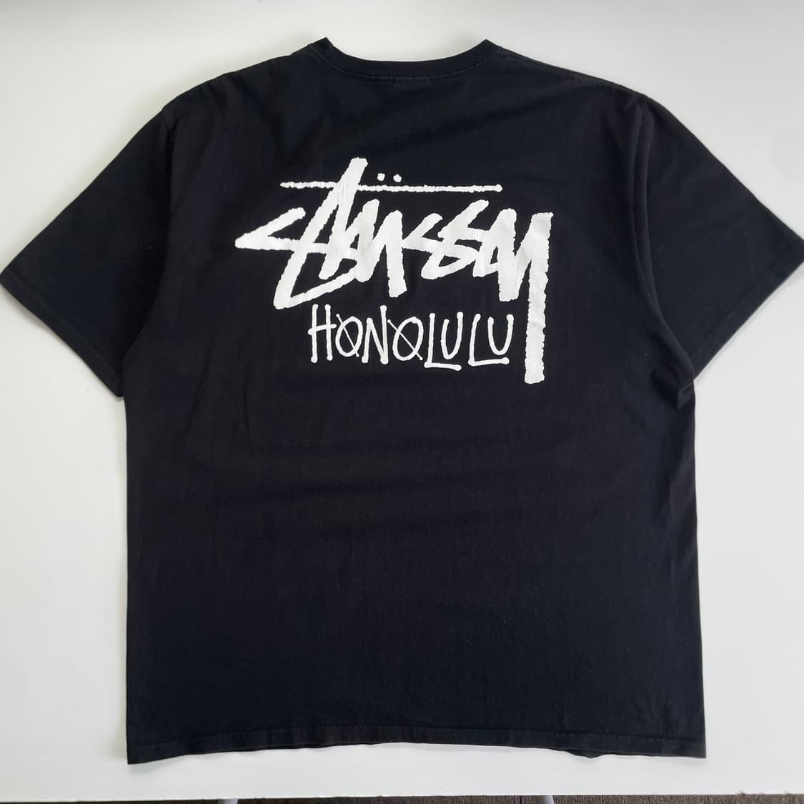 Stussy 스투시 호눌룰루 스탁 블랙 반팔티 상품이미지2