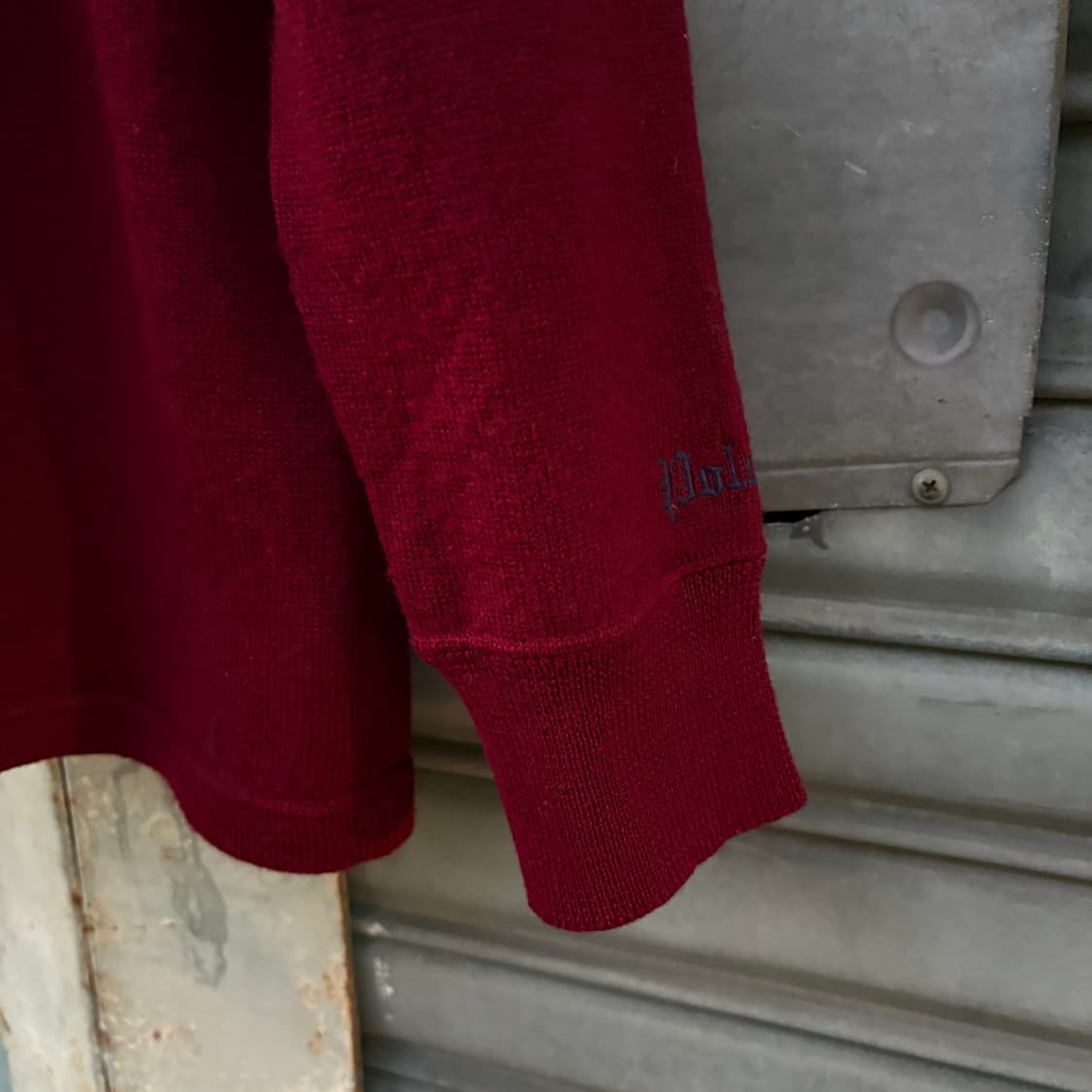 폴로 스포츠 랄츠 로렌 버건디 울 터틀넥 스웨터 상품이미지3