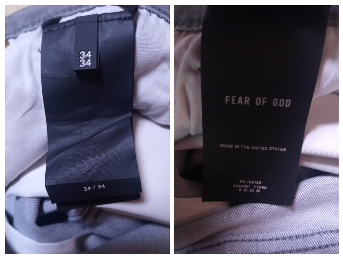 피어오브갓 Sixth Collection 디스트레스드 데님 팬츠 상품이미지10