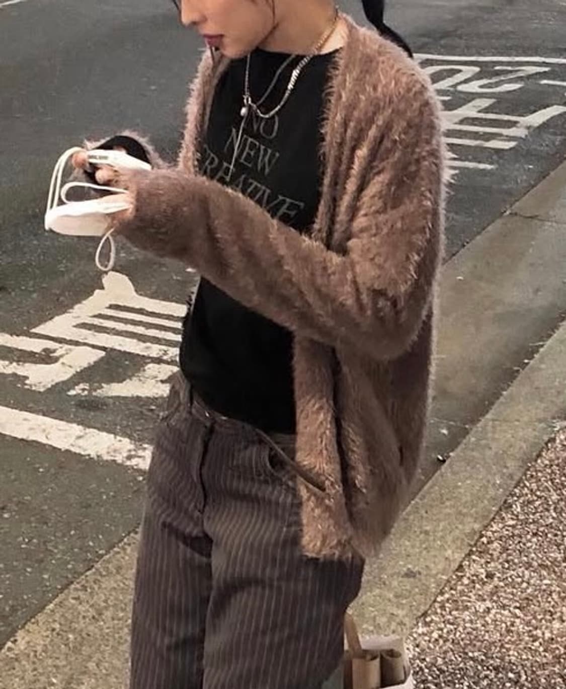 스투시 stussy women menlo scruffy 가디건 상품이미지3